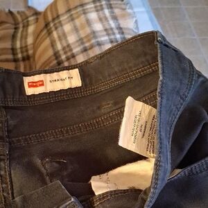 Wrangler Men's Straight Fit Jeans - Deep Blue